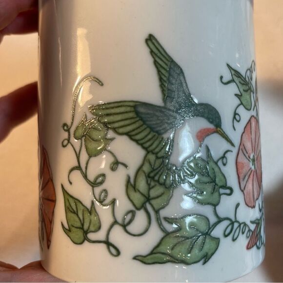 Otagiri Japan set of 4 hummingbird mugs - Picture 5 of 9